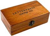 Studio Series Letterpress Stamp Set