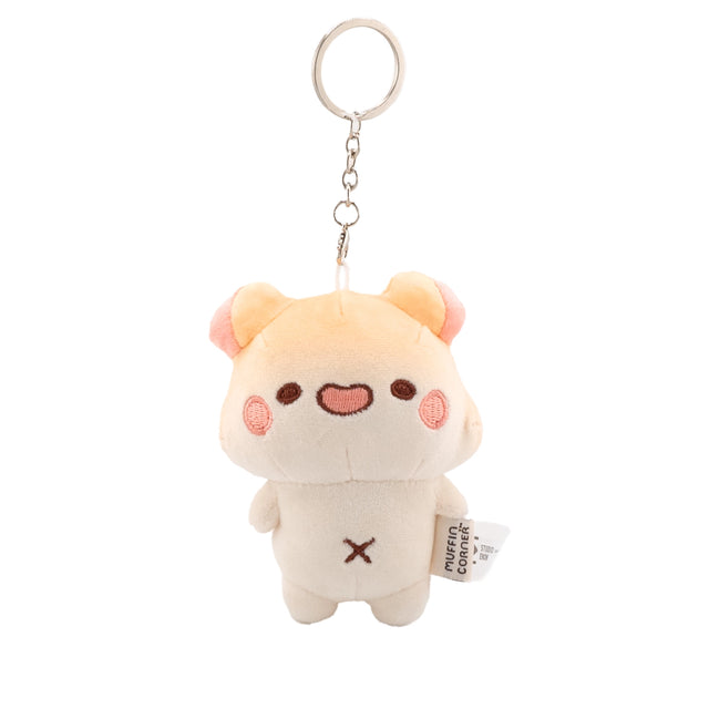 A cute Muffinmaru plush Keychain made of soft and premium materials. Comes with a detachable chain so you can bring this mini Muffinmaru will on many foodie adventures with you.

Approximate Dimensions: plush part 4.5" tall (11cm)
Hand wash only and do not tumble dry, dry clean or iron