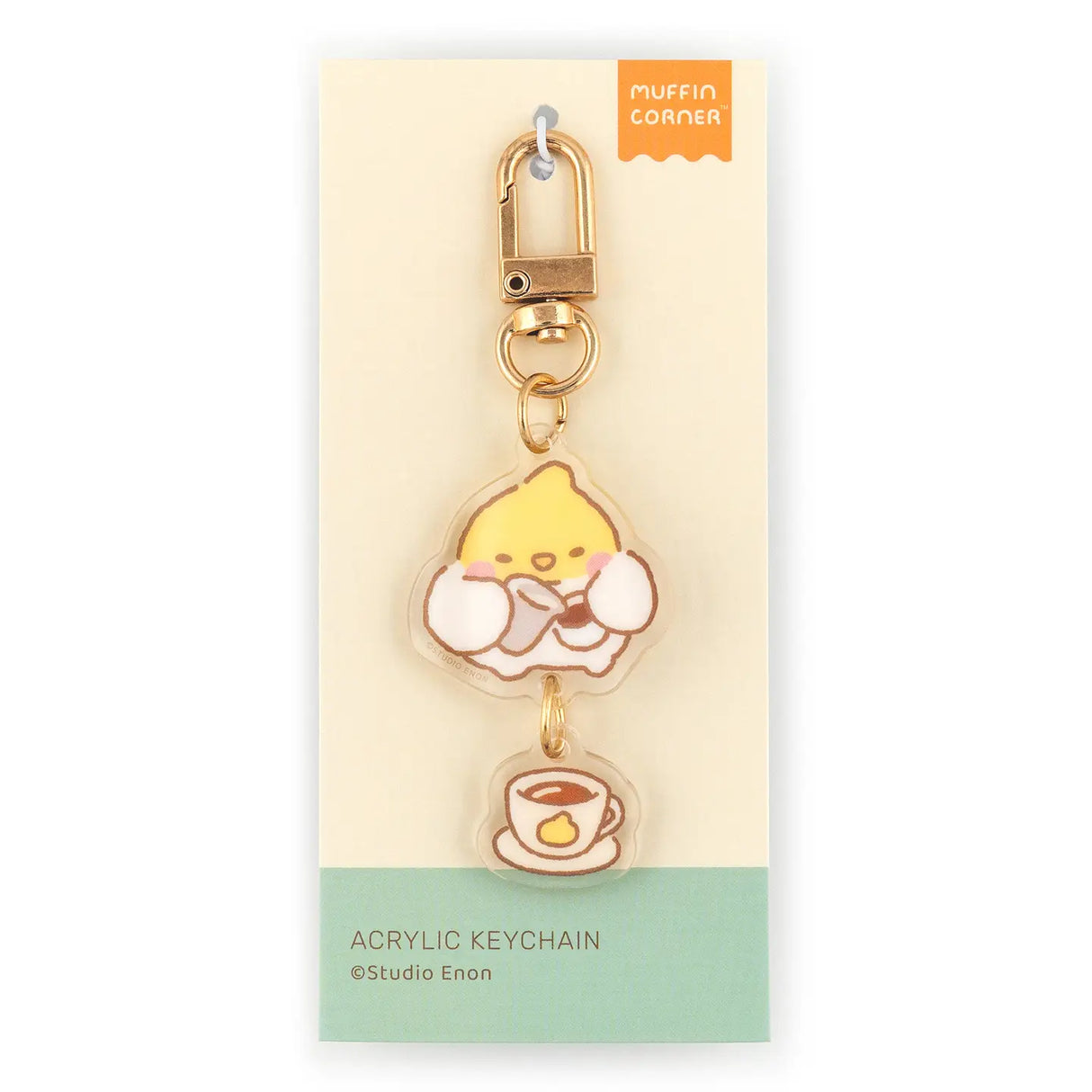 Cute keychain from the Muffin Corner Coffee Shop collection.

Details:

Approximate Dimensions: 1.3" x 3.75" (3.5cm x 9.5cm)
Material: Acrylic
Double-sided
Comes with 1 Keychain