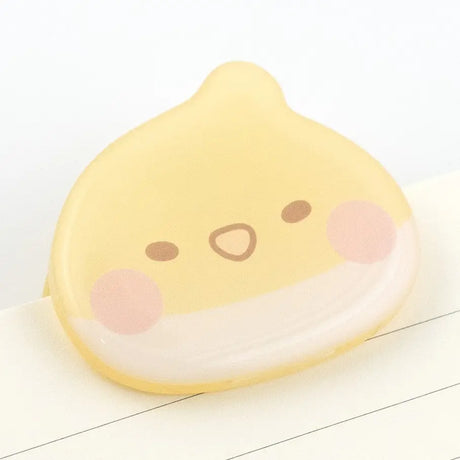 Cute double-sided clip made with high quality acrylic and finished with hard jelly-like coating.&nbsp;

They can hold your page or seal your snacks~

Approximate Dimensions: 2" x 1.5" (5cm x 3.5cm)&nbsp;
Material: Acrylic&nbsp;
Double-sided
Comes with 1 Clip