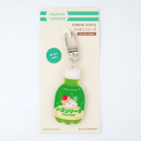 The Konbini (コンビニ) series keychains feature delicious food with cute packaging. This sandwich is full of fresh fruits and cream, packed in a bag with Muffinmaru’s little face.

Details:

Approximate Dimensions: 1.5” x 1.9” (3.9cm x 4.9cm
Material: Acrylic
Double-sided
Comes with 1 Keychain