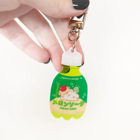 The Konbini (コンビニ) series keychains feature delicious food with cute packaging. This sandwich is full of fresh fruits and cream, packed in a bag with Muffinmaru’s little face.

Details:

Approximate Dimensions: 1.5” x 1.9” (3.9cm x 4.9cm
Material: Acrylic
Double-sided
Comes with 1 Keychain