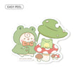 Cute die cut sticker with a premium soft touch. Backing paper is cut for an easy peeling experience.

Dimensions: 2.7” x 2” (6.7cm x 5.2cm)
Material: PP
Waterproof
Quantity: 1 sticker