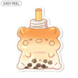Cute die cut sticker with a premium soft touch. Backing paper is cut for an easy peeling experience.

Dimensions: 2.1" x 2.8" ( 5.3cm x 7.1cm)
Material: PP
Waterproof
Quantity: 1 sticker