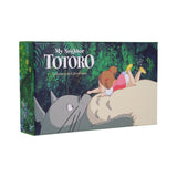 Celebrate friendship and connection with these notecards featuring film stills from My Neighbor Totoro, Studio Ghibli’s animated classic about a family and their adventures with the neighboring forest spirits.

Includes 16 folded cards with full-color artwork (8 designs, repeating twice) and 16 envelopes in a lovely gift box with a pull-off lid.

 © 1988 Hayao Miyazaki/Studio Ghibli