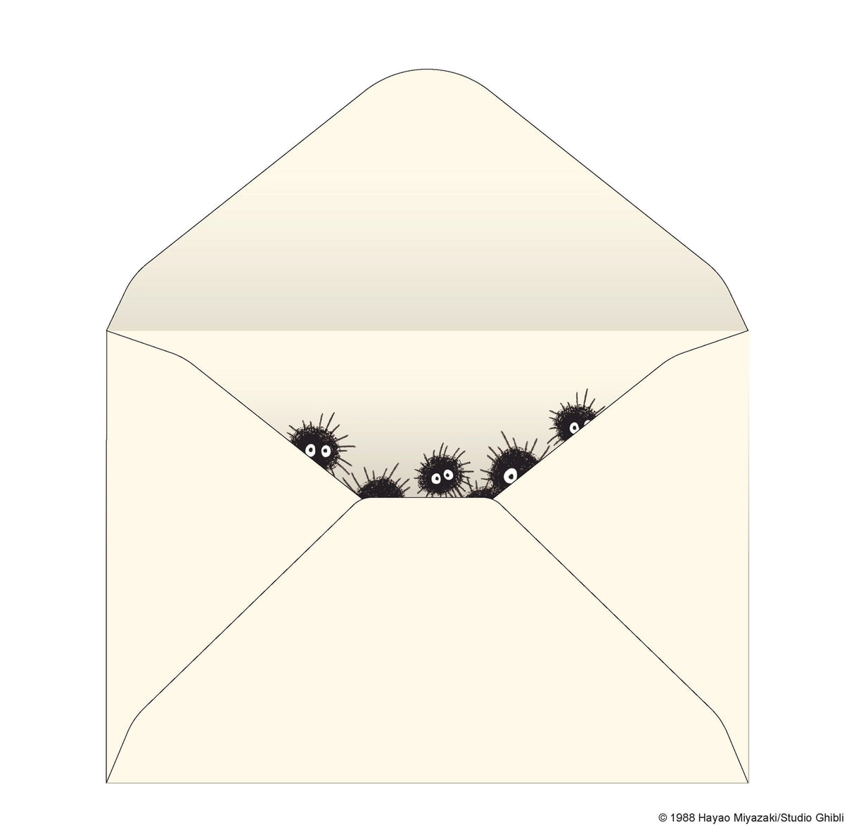 With 30 letter writing sheets (5 each of 6 unique designs) featuring iconic characters and scenes from the film, 30 coordinating envelopes, and two sticker sheets (envelope closures), this set is a lovely way to add a touch of whimsy to your correspondence.

Makes an outstanding gift for My Neighbor Totoro fans and anyone who loves Japanese art, stationery, and pop culture.