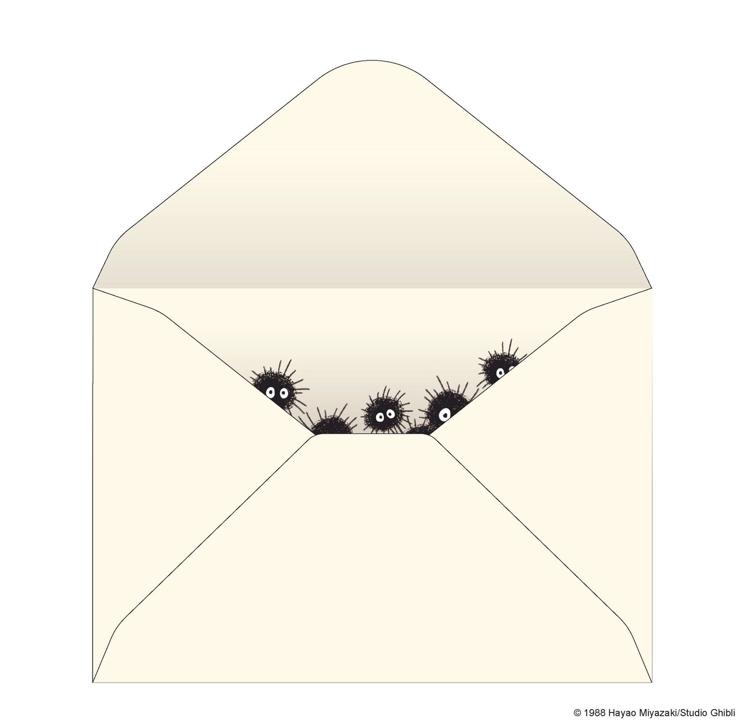 With 30 letter writing sheets (5 each of 6 unique designs) featuring iconic characters and scenes from the film, 30 coordinating envelopes, and two sticker sheets (envelope closures), this set is a lovely way to add a touch of whimsy to your correspondence.

Makes an outstanding gift for My Neighbor Totoro fans and anyone who loves Japanese art, stationery, and pop culture.