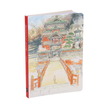 This handy journal showcases rarely seen concept art from Spirited Away, Studio Ghibli’s award-winning fantasy adventure about a young girl’s journey through a strange new world full of fantastic spirits.
