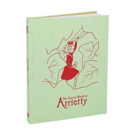 Perfect for capturing ideas big and small, this luxe sketchbook showcases iconic imagery from The Secret World of Arrietty, Studio Ghibli’s fantasy film about a boy, a Borrower, and their unlikely friendship that blossoms into an extraordinary adventure.