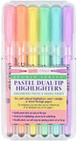 Beautiful pastel highlighters won't smudge or bleed, even through the thinnest of pages! Set of 6 highlighters.

Versatile dual tips. Broad chisel tip for highlighting. Narrow tip for underlining. Uniquely formulated waxy highlighters are bleed- and feather-resistant, even on thin pages in Bibles, magazines, textbooks, and more. Vibrant fluorescent pigment ink.&nbsp;Easy-on-the-eye pastels are perfect for planners, handwritten notes, documents, and so much more!&nbsp;