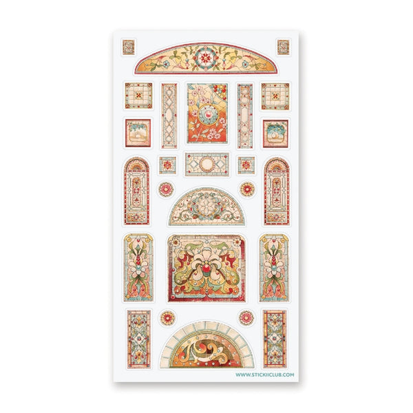 Stunning Stained Glass Sticker Sheet