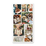 Hoja de pegatinas de viajes con estilo