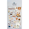 Bring the cozy charm of your favorite café straight into your journal or planner with the I Like Coffee sticker sheet from Suatelier. Known for their soft colors and playful aesthetic, Suatelier stickers add an instant dose of warmth and whimsy wherever you place them.

Package measures approx. 8" x 3.5"
Includes 1 sticker sheet