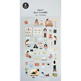 Suatelier Sticker Sheet - In The Library

Step into a cozy world of books, warm lighting, and quiet moments with the In The Library sticker sheet from Suatelier. Designed with their signature soft colors and whimsical charm, this sheet beautifully captures the magic of library life—perfect for readers, journalers, and anyone who loves a peaceful aesthetic. Known for their soft colors and playful aesthetic, Suatelier stickers add an instant dose of warmth and whimsy wherever you place them.

Package measures
