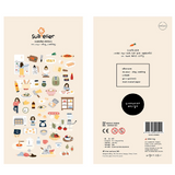 Bring cozy kitchen vibes to your journal, planner, or creative projects with this charming Suatelier sticker sheet. Designed with the warm, whimsical style Suatelier is loved for, this sheet captures everyday cooking moments—perfect for food lovers, vloggers, and anyone who enjoys documenting life’s simple pleasures.

• This package includes 1&nbsp;sheet of sticker
• Package measures approx. 8" x 3.5"