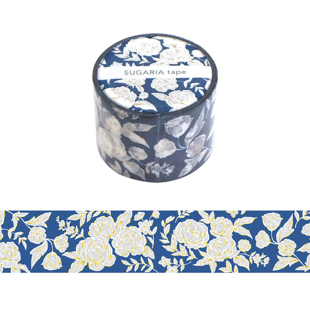 A new glitter tape with an elegant sparkle like sugar crystals is now available.
It is perfect for a gift or letter wrapping for a little special occasion.
Available in floral patterns that can be decorated more elegantly, and plaid patterns that are easy to use even in casual situations.

Material: CPP Special Processing Raw Fabric / Gold Hot
30mm wide × 3m long