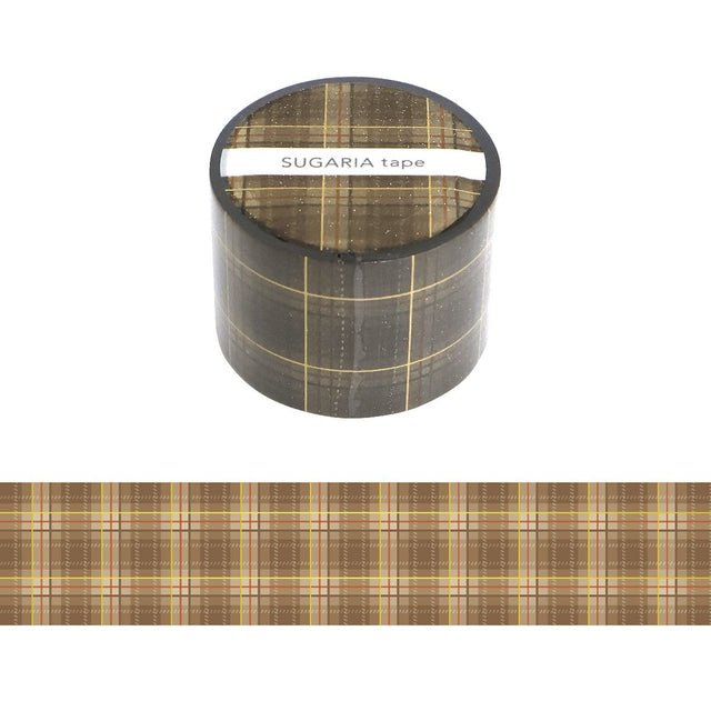 A new glitter tape with an elegant sparkle like sugar crystals is now available.
It is perfect for a gift or letter wrapping for a little special occasion.
Available in floral patterns that can be decorated more elegantly, and plaid patterns that are easy to use even in casual situations.

Material: CPP Special Processing Raw Fabric / Gold Hot
30mm wide × 3m long