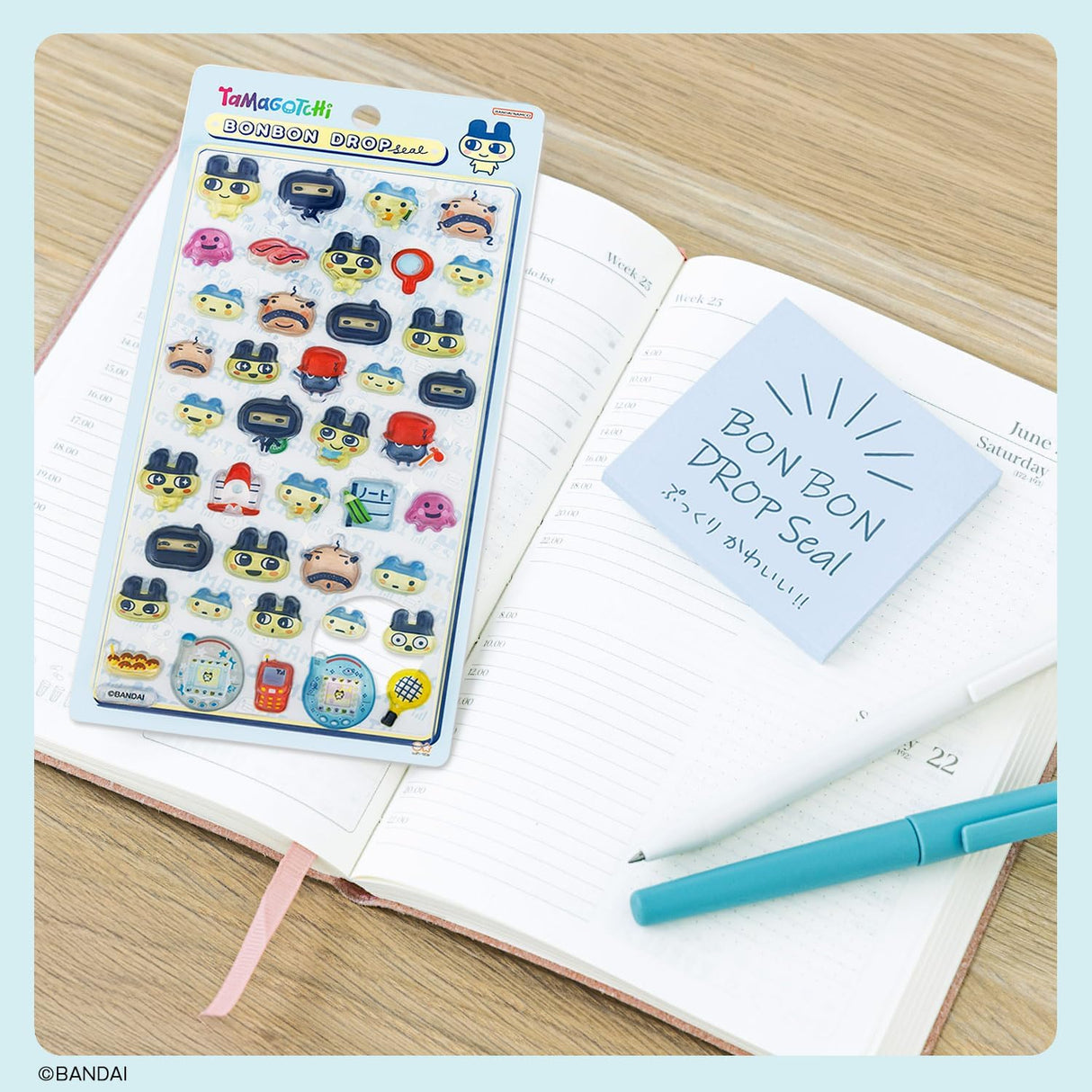 Sun-Star Tamagotchi Bonbon Drop Seal - Mametchi