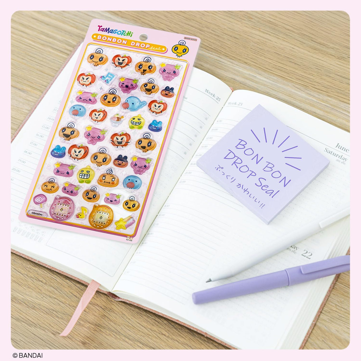 Sun-Star Tamagotchi Bonbon Drop Seal - Memetchi