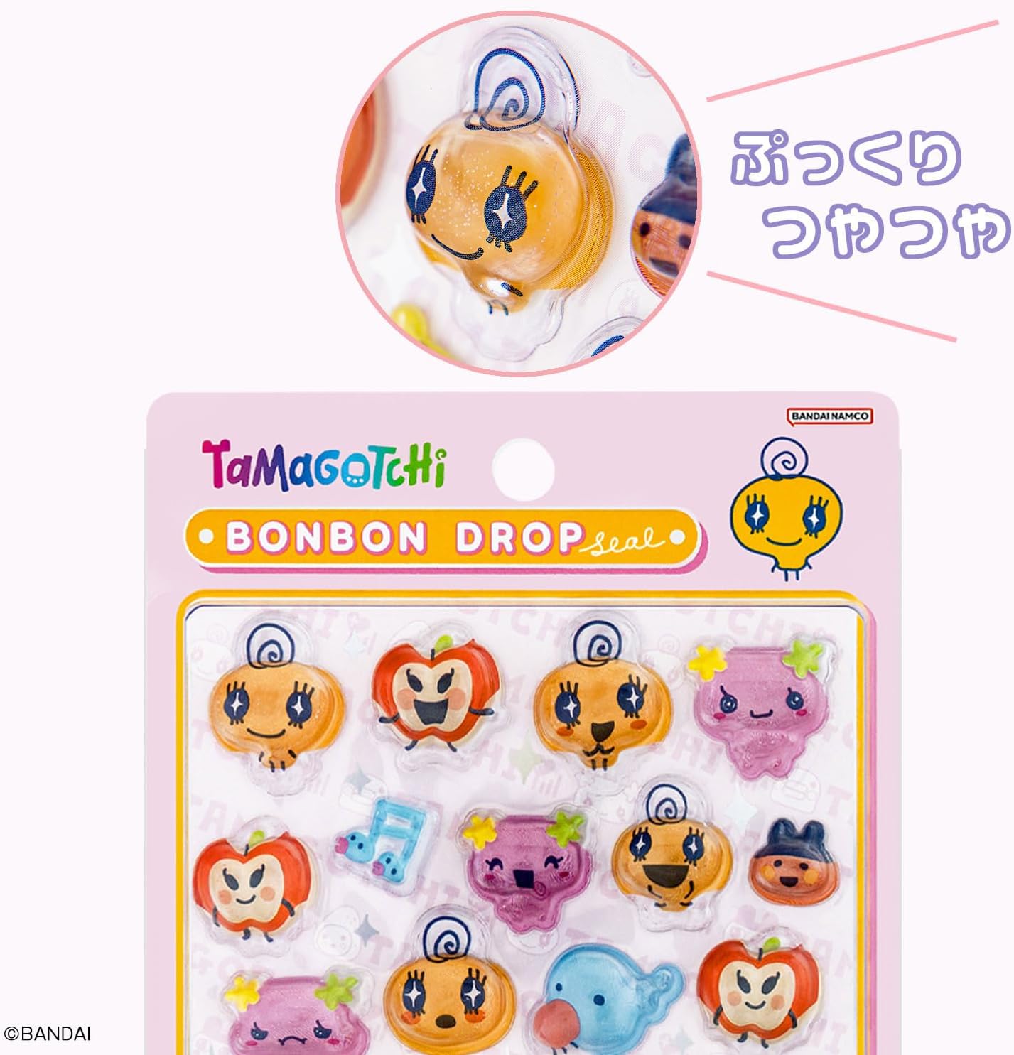 Sun-Star Tamagotchi Bonbon Drop Seal - Memetchi