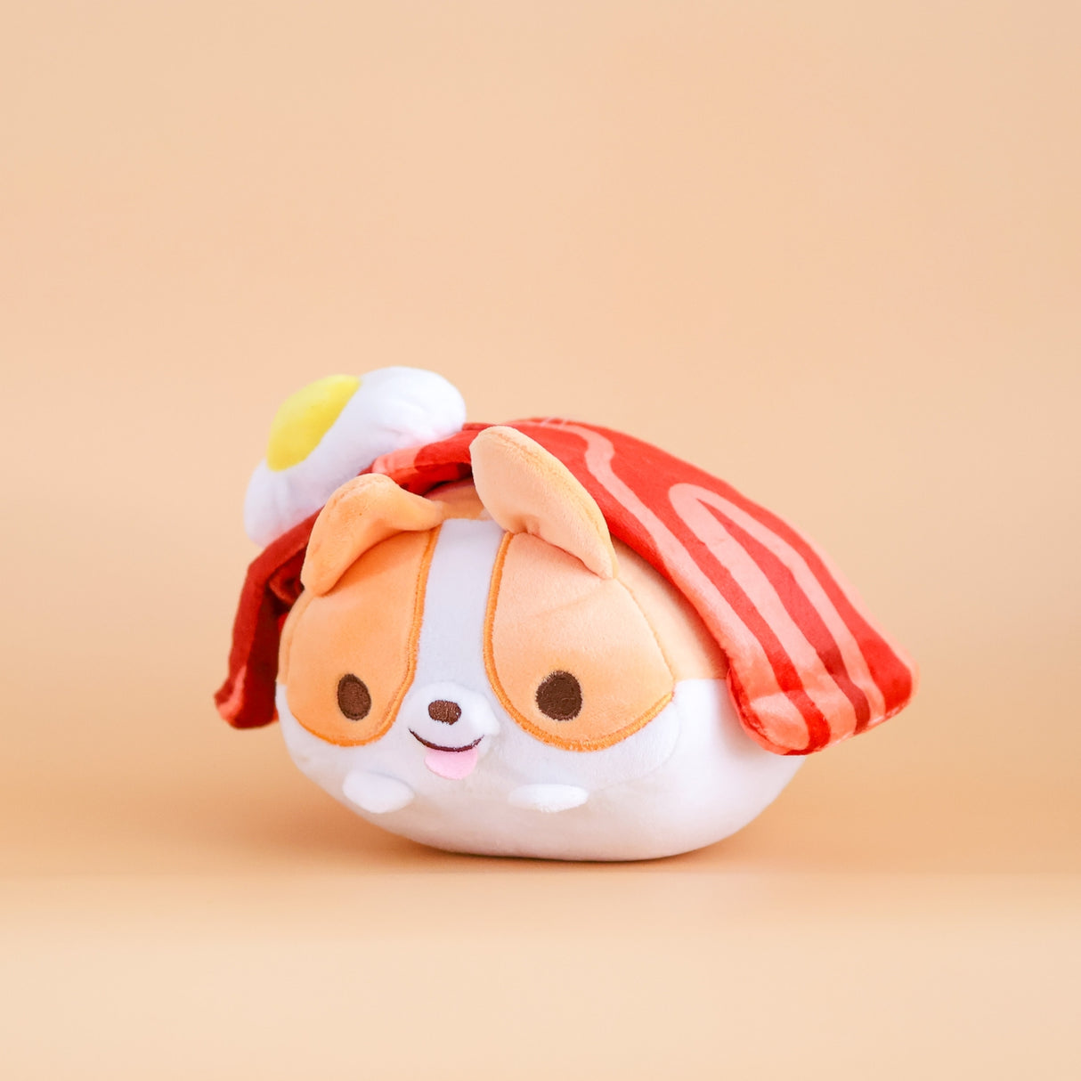 Super Fluffy Corgi - Bacon and Egg Plushie