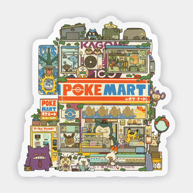 Sushiboiiiyy - Poke Mart Vinyl Sticker

Die cut stickers are roughly 3x3" and are laminated with a Matte finish.