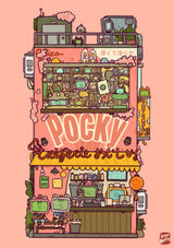Sushiboiiiyy - Strawberry Pocky Postcard

Size: 4x6 Printed on 12pt paper.

Front and back printing.

Comes with plastic sleeves.