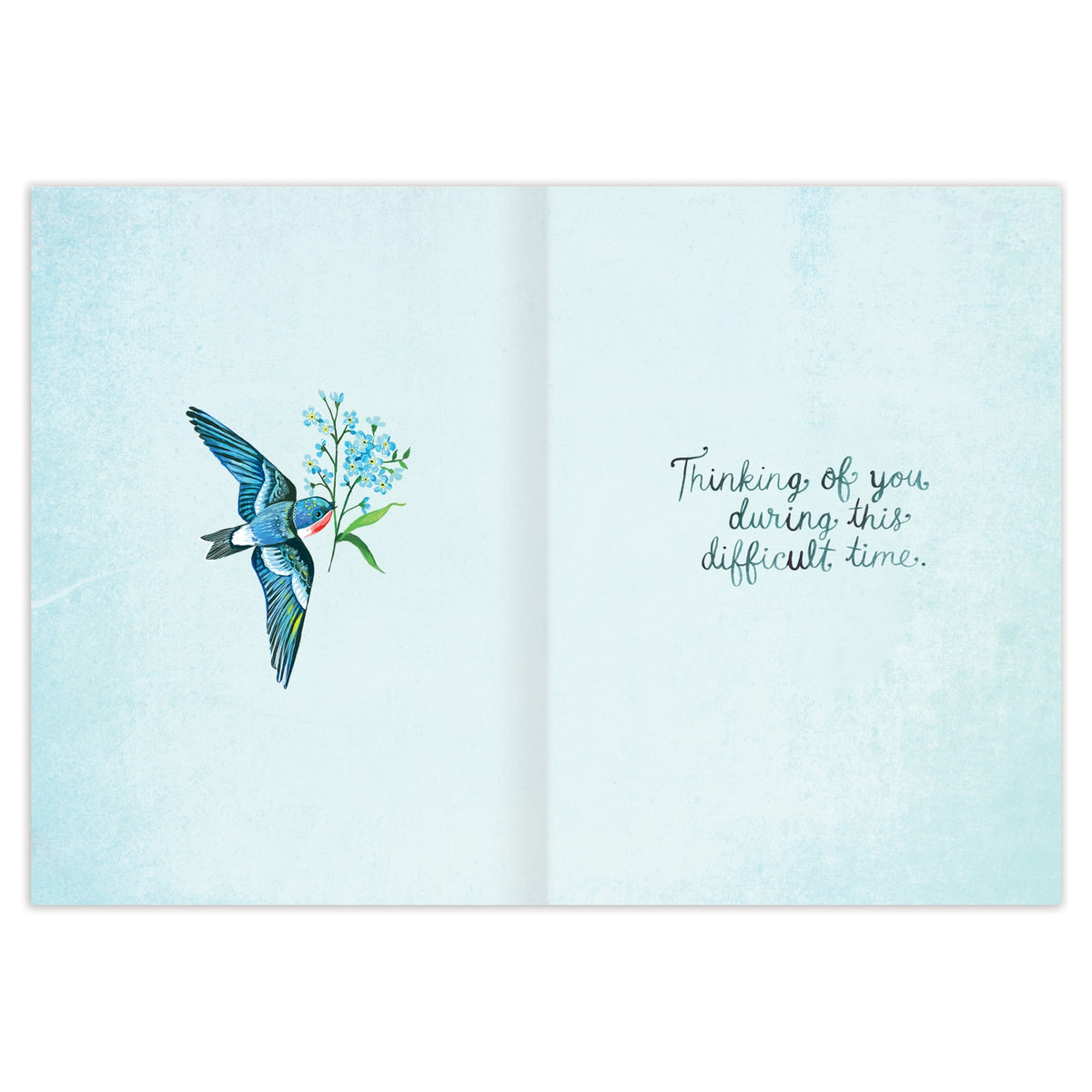 Inside Verse: "Thinking of you during this difficult time."