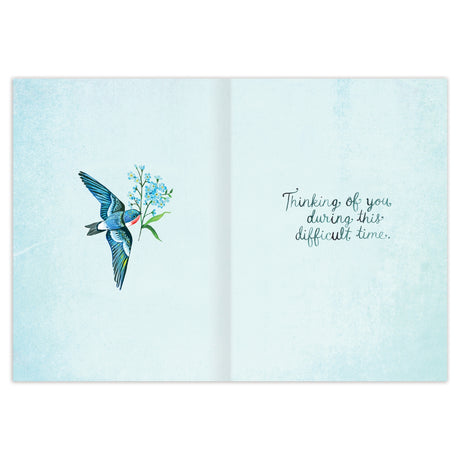Inside Verse: "Thinking of you during this difficult time."