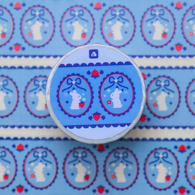 Sweet Blue Ribbon Washi Tape

Full color washi tape
Width: 30mm or 1.2 in
Length: 5m or 16 ft
Designed in San Jose, California
©Thousandskies