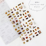 Sweetish Sticker Sheet

This is a small size transparent material sticker that is easy to decorate in planners or journals. It contains two identical illustrations, so you can use it for preservation, matching, or sharing.

Sheet size: Length 150× Width 90mm
Includes 1 sticker sheet