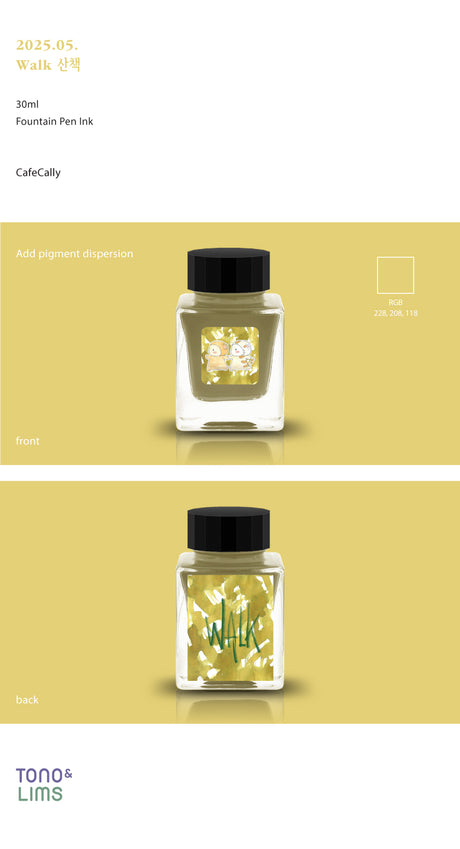 The Special Collaboration collection features inks from Tono & Lims and Cafecally, a shop based in Korea. These collaboration inks shine uniquely with a beautiful mixture of colors that complement each other.