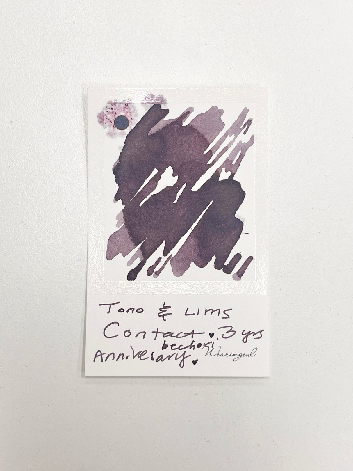TONO & LIMS - Contact Bechori Ink