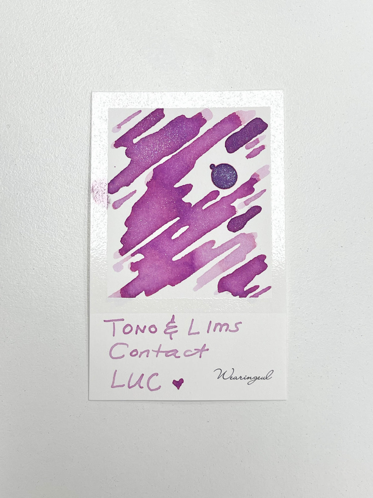 TONO & LIMS - Contact LUC Ink