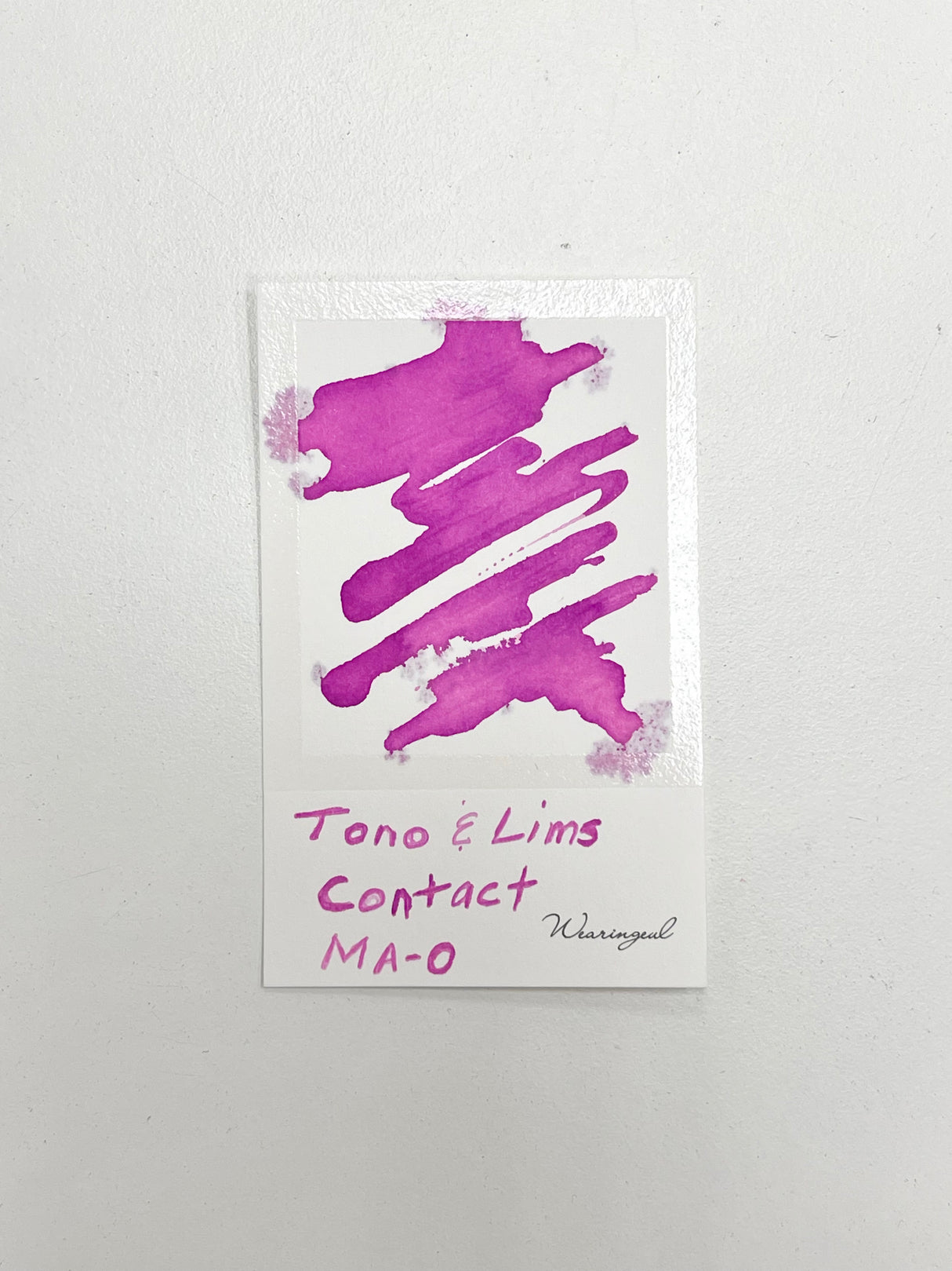 TONO & LIMS - Contact Ma-O Ink