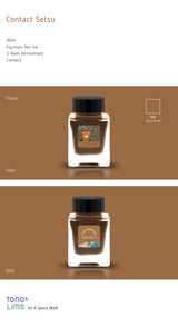 To celebrate Tono &amp; Lims’ third anniversary, this special collection pays tribute to the many friends, artists, and stationery professionals across Japan who have collaborated with the brand. Each ink in the series is named after one of these creative partners—ranging from glass pen makers like LUC to calligraphers like bechori—inviting you to join Tono &amp; Lims in a whimsical world of imagination and artistry.&nbsp;In this anniversary universe, some artists are represented by two unique ink colors.