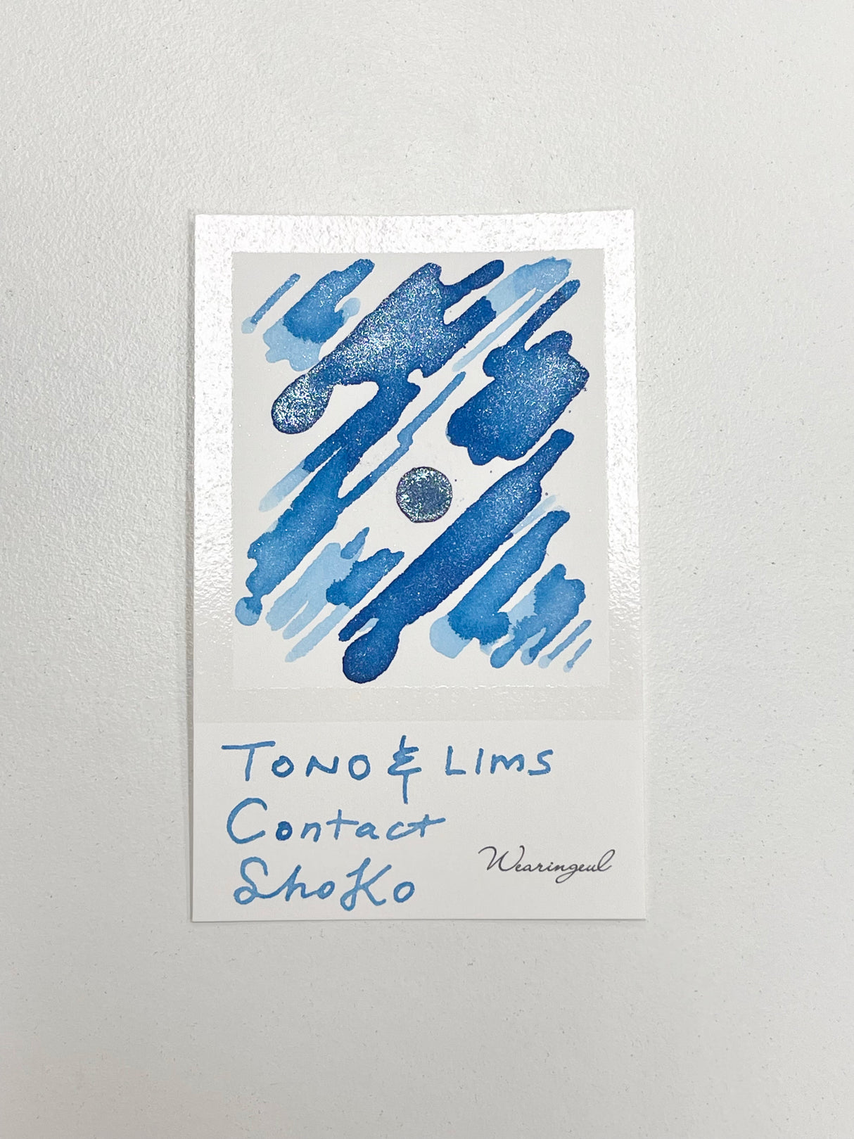 TONO & LIMS - Contact Shoko Ink