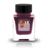 The Three-Year Anniversary Contact Collection features rich, vibrant colors with a smooth writing experience and fascinating characteristics such as shimmer and scent. The “Super” inks contain iridescent shimmer particles that shift color with the light, while the scented inks add a sensory twist to your writing. Please note that scented inks may feather when a large amount is applied—using fountain pen–friendly paper is recommended for the best results.