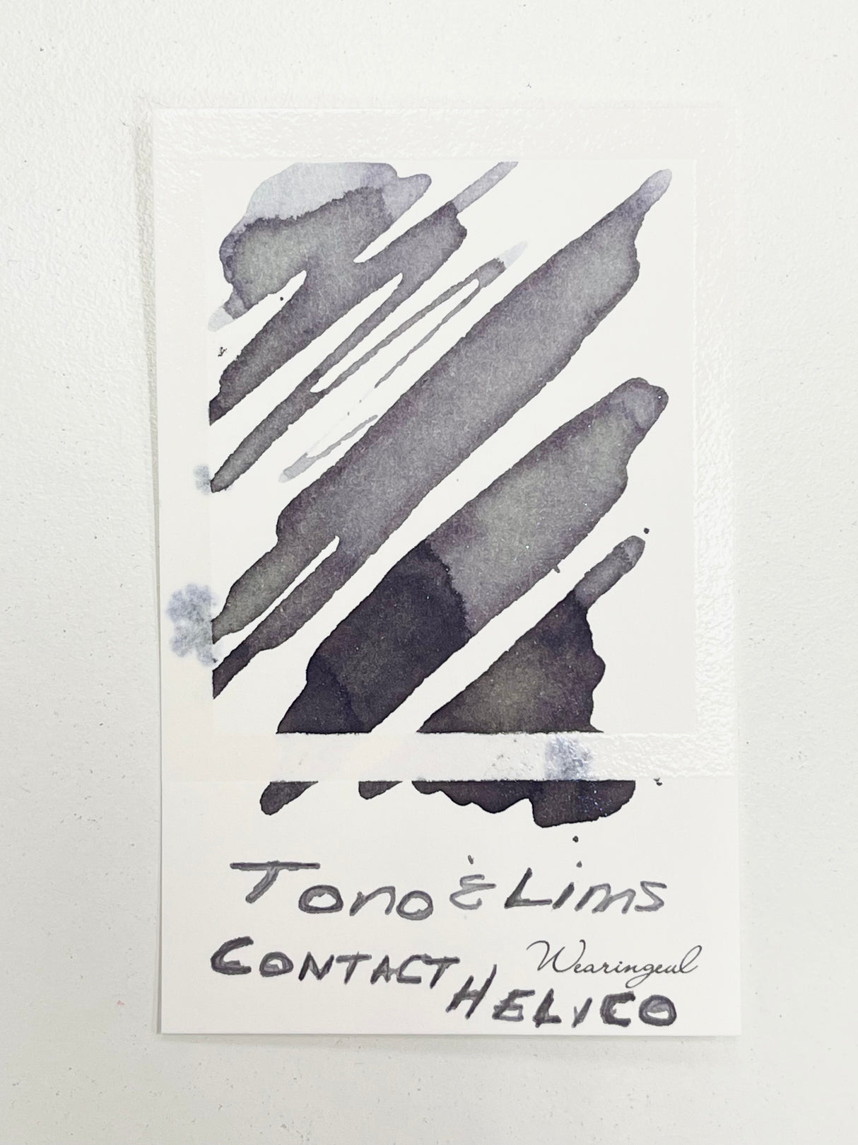 TONO & LIMS - Contact Super Helico Ink