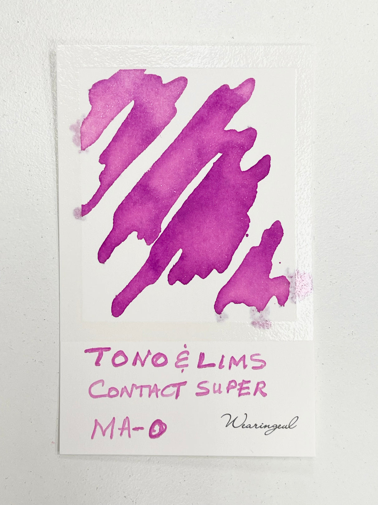 TONO & LIMS - Contact Super Ma-O Ink