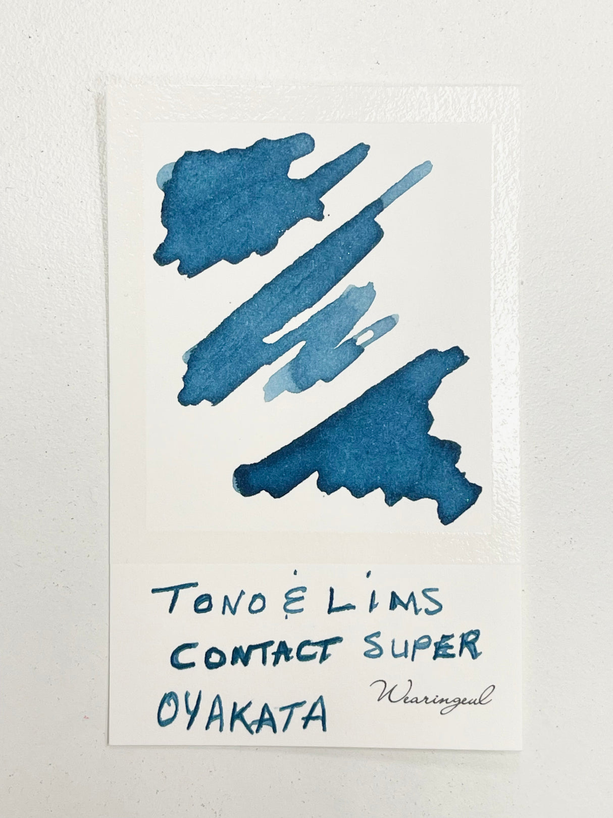 TONO & LIMS - Contact Super Oyakata Ink