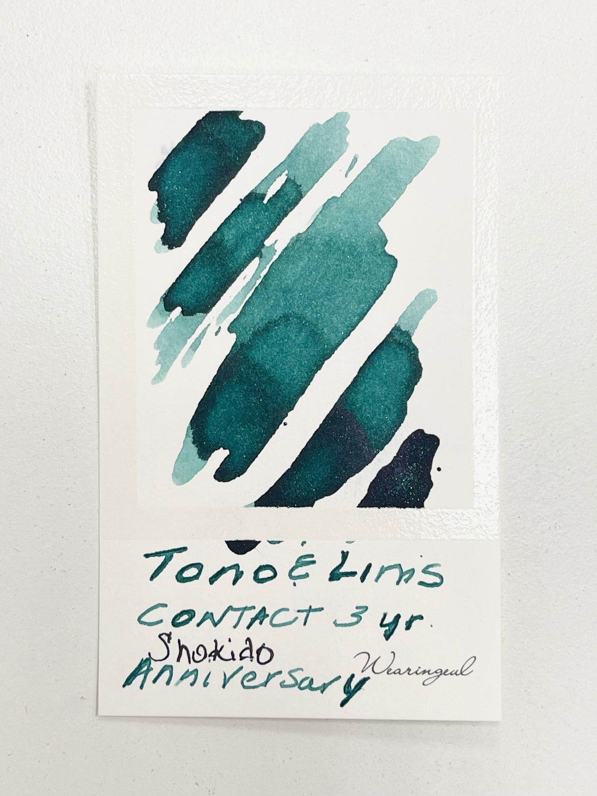 TONO & LIMS - Contact Super Shokido Ink
