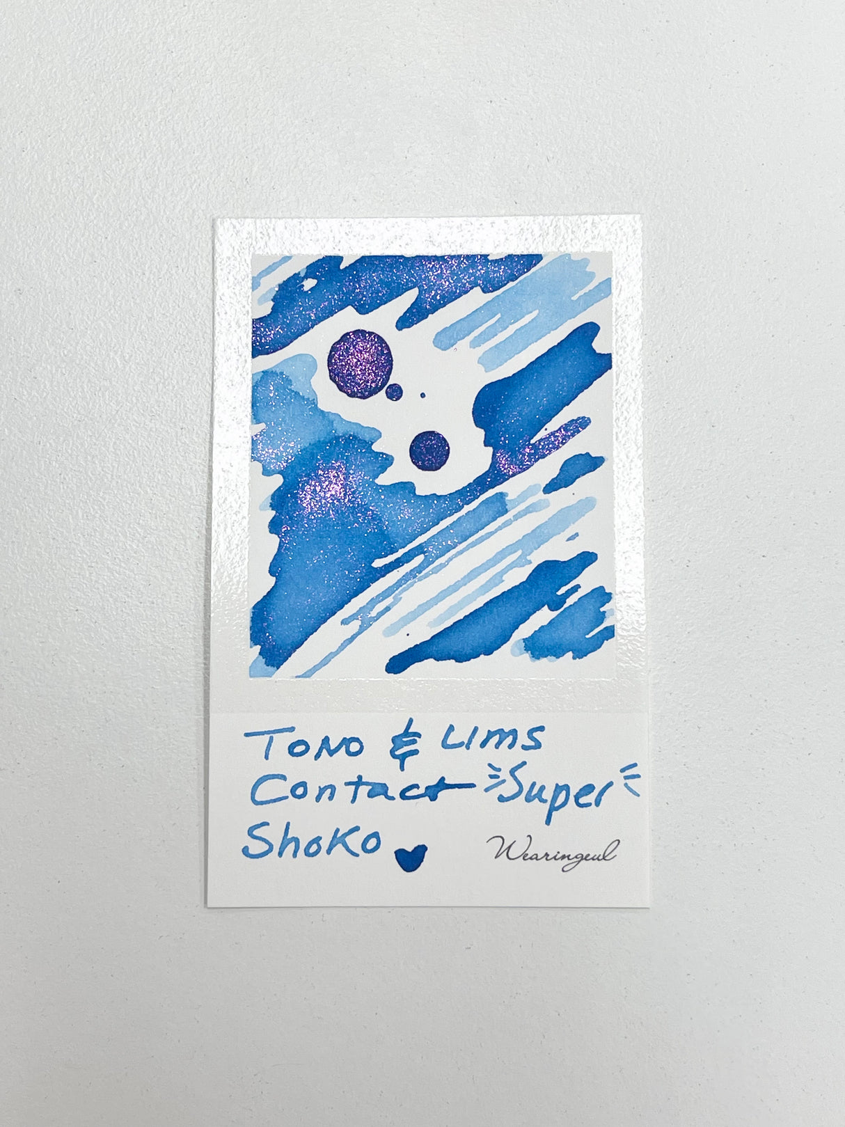TONO & LIMS - Contact Super Shoko Ink