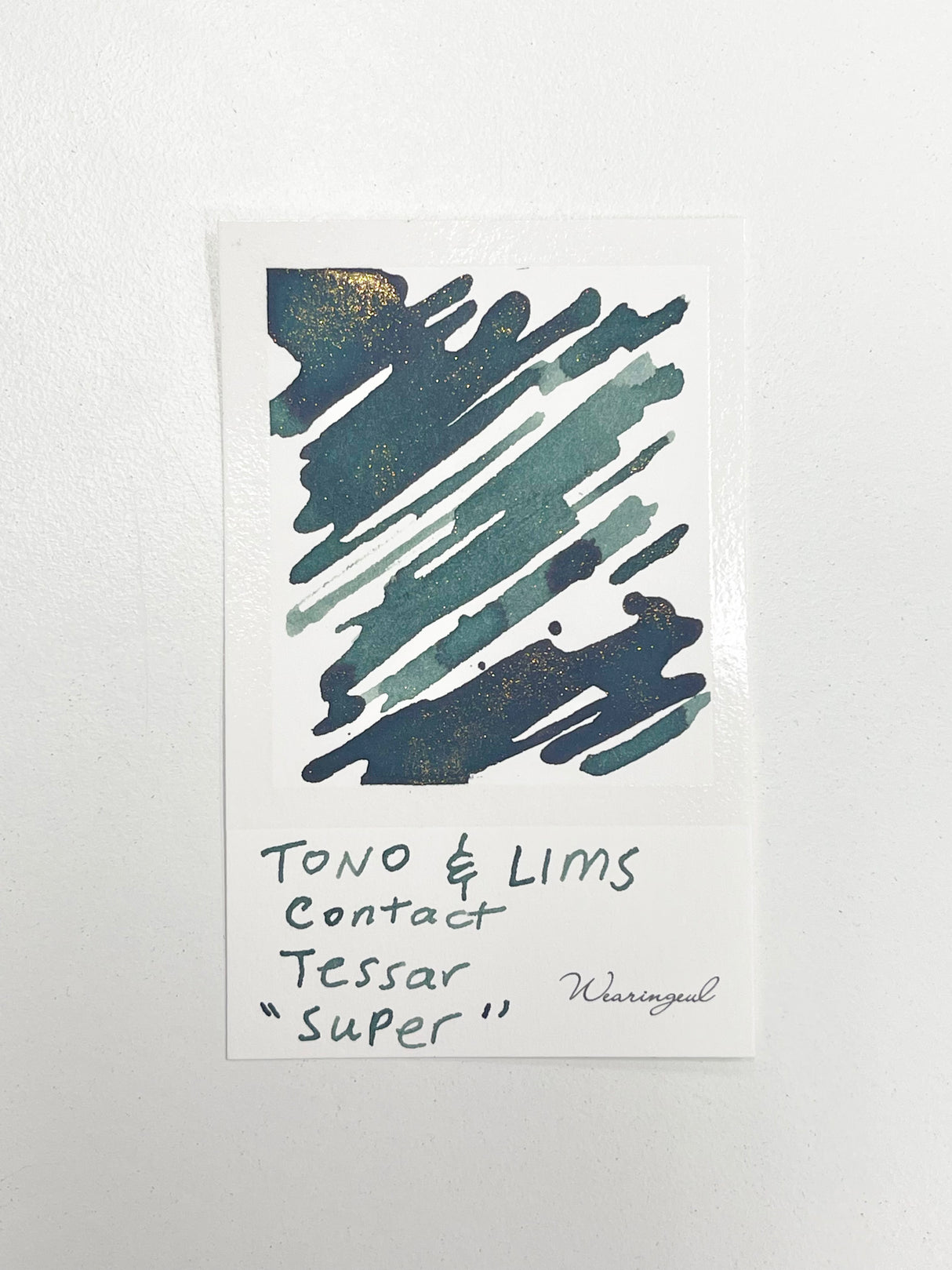 TONO & LIMS - Contact Super Tessar Ink