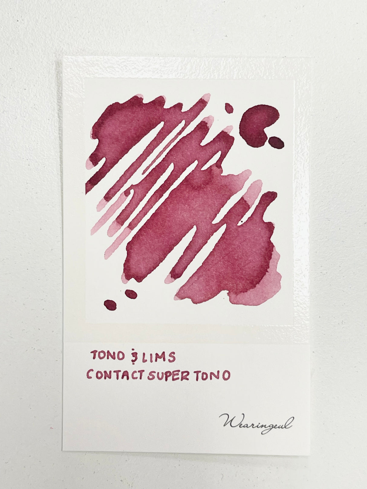 TONO & LIMS - Contact Super Tono Ink