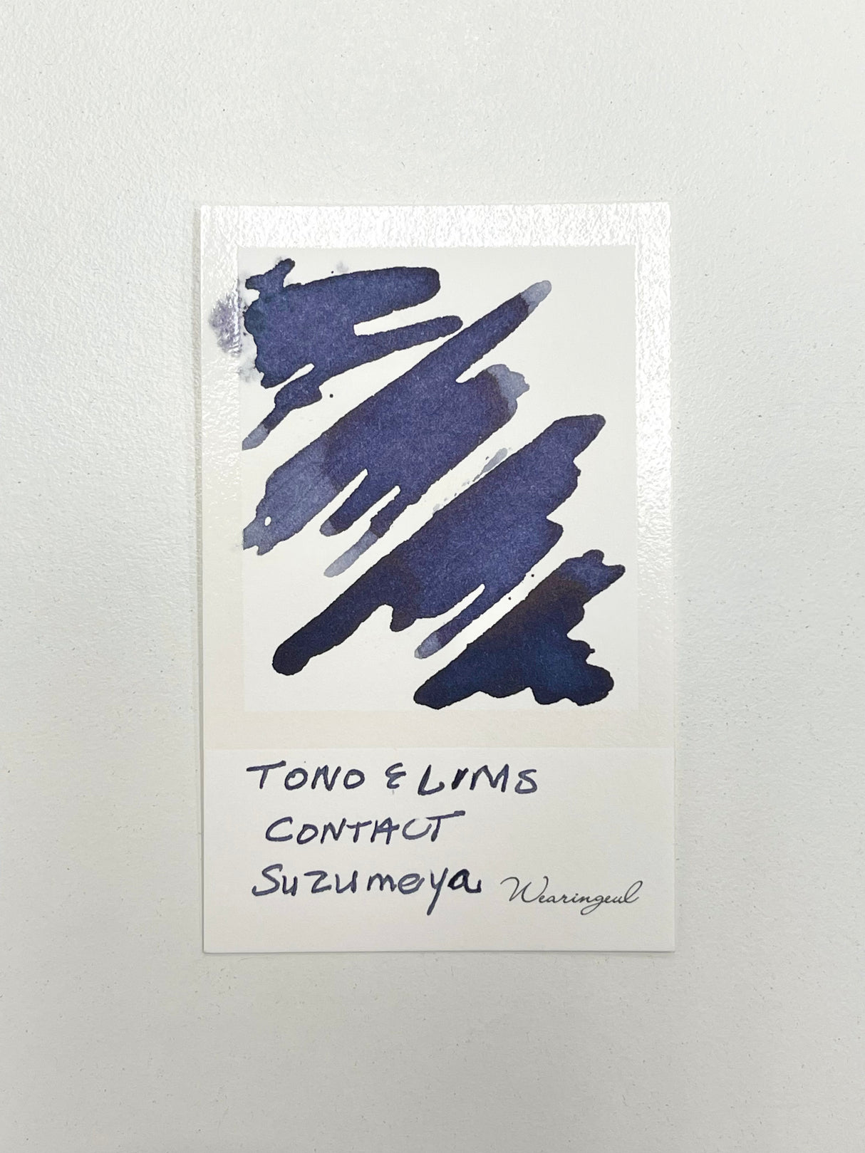 TONO & LIMS - Contact Suzumeya Ink
