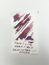 Ink swatch of TONO & LIMS - Deep Field Dark Matter Bridge Ink