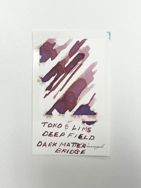 Ink swatch of TONO & LIMS - Deep Field Dark Matter Bridge Ink