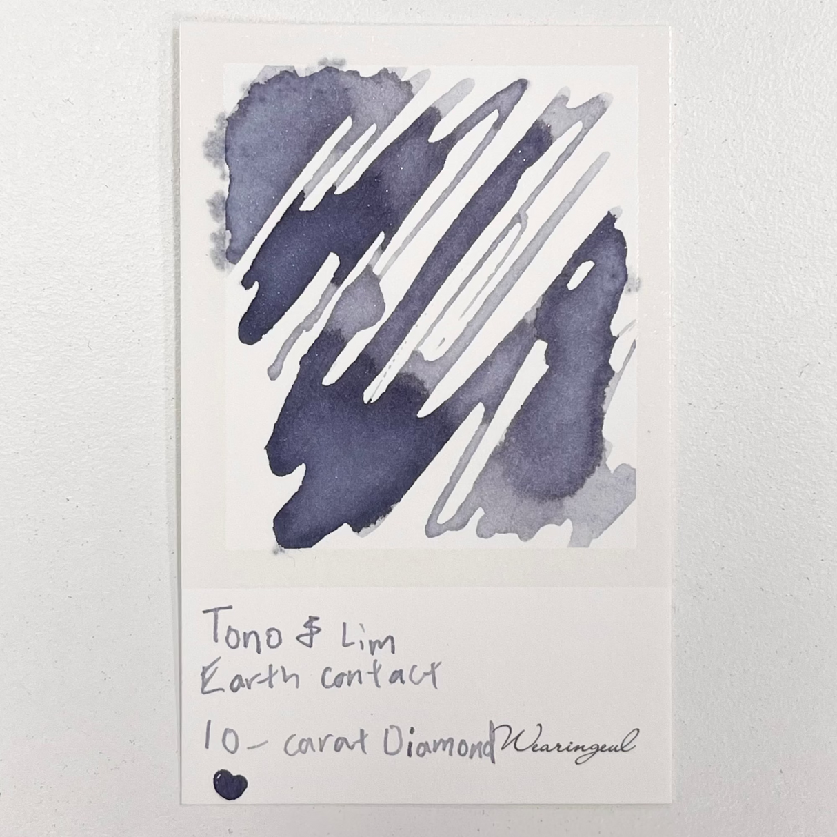 TONO & LIMS - Earth Contact 10-carat Diamond Ink