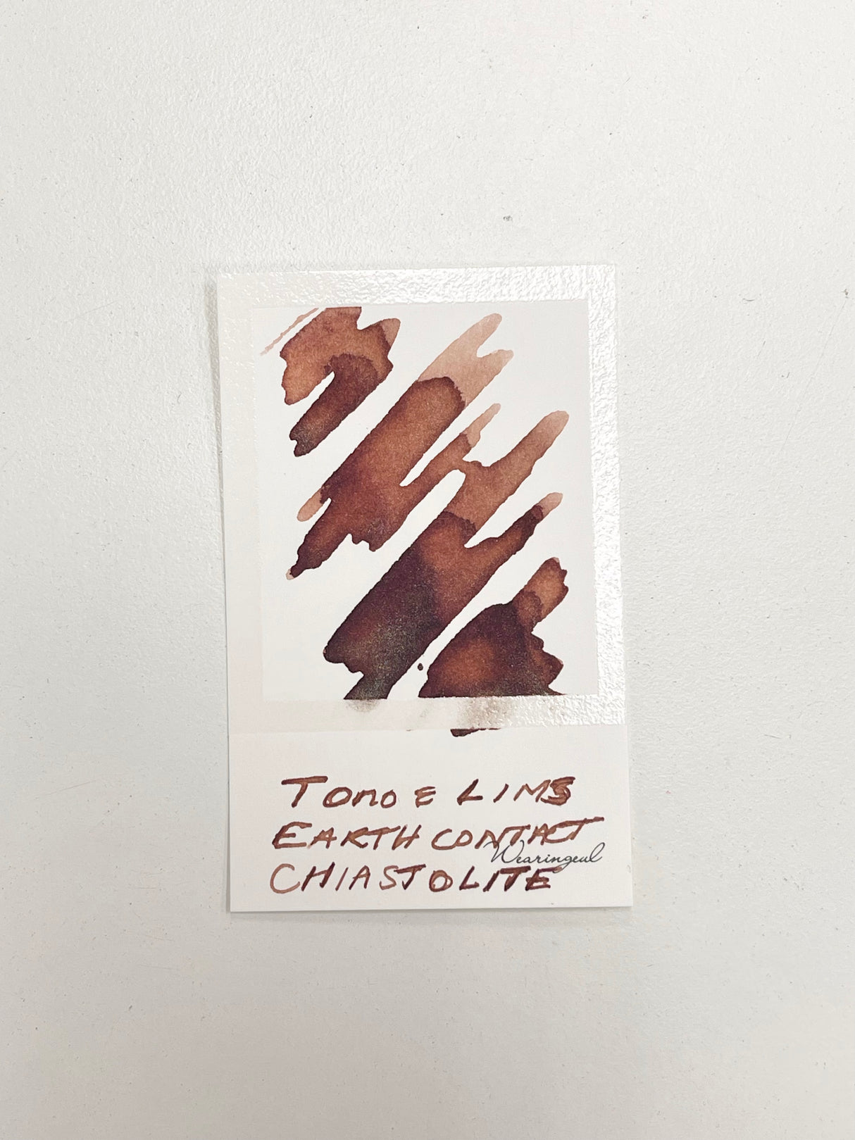 TONO & LIMS - Earth Contact Chiastolite Ink